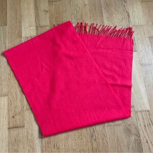 Uniqlo 100% cashmere scarf in Red